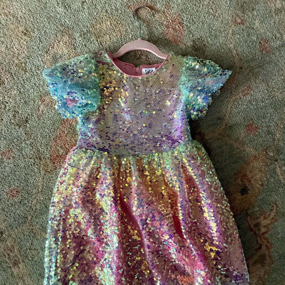 Lola and the Boys Sequin Party Dress Size 4